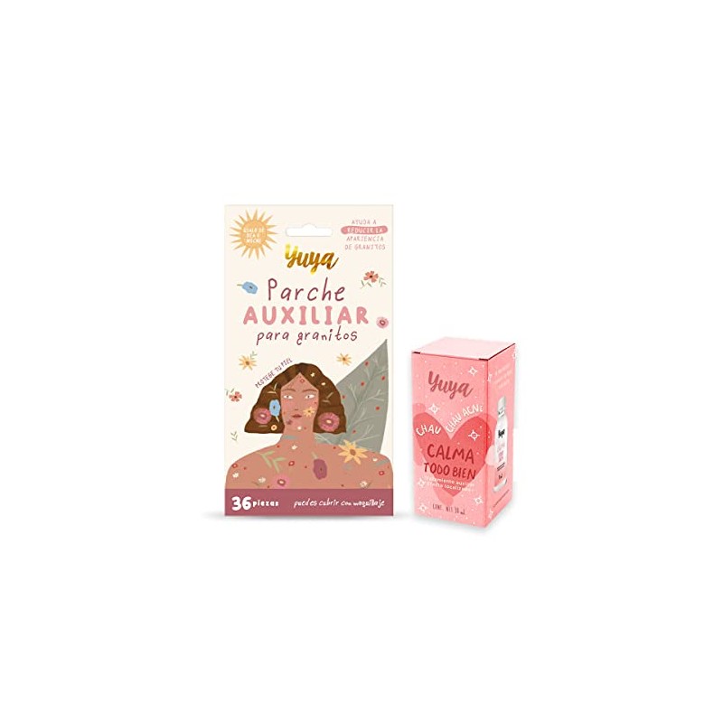 Yuya - Parche granitos 36 pzas + Calma todo bien