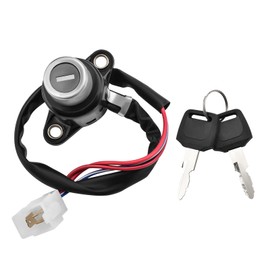 Generic Ignition Key Switch and 2 Keys Compatible with Honda VT1100C Shadow Spirit 2001-2007, VT1100C2 Shadow Sabre 2000-2007, VT1100C3 Shadow Aero 2001-2002 Part Number 35100-MCK-A00