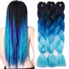 Tess Jumbo Braids, Hair Extensions, 60 cm, Kanekalon Synthetic Hair