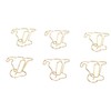 100pcs Dog Shape Paper Clips Improved Slip Resistance Rust Proof