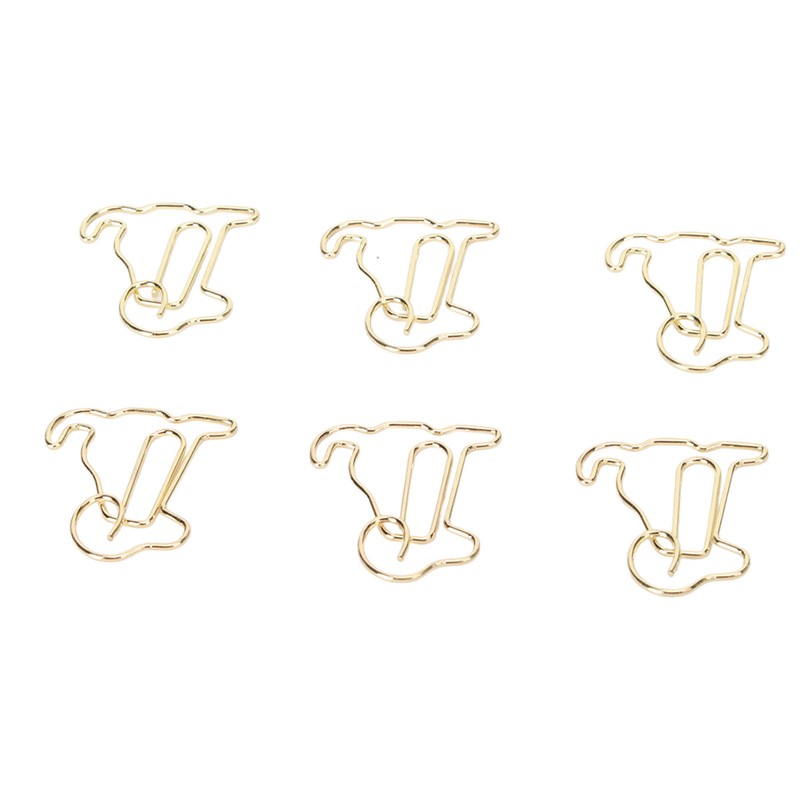 100pcs Dog Shape Paper Clips Improved Slip Resistance Rust Proof