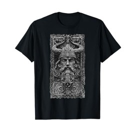 Valhalla Odin Thor Runes Viking Helmet Warrior Viking T-Shirt