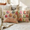 Winter Holiday Pink Decorative Throw Pillow Covers Merry Christmas Cushion