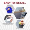Lyxheth 2PCS Car Side Window Sunshade, Removable Window Tint, Static