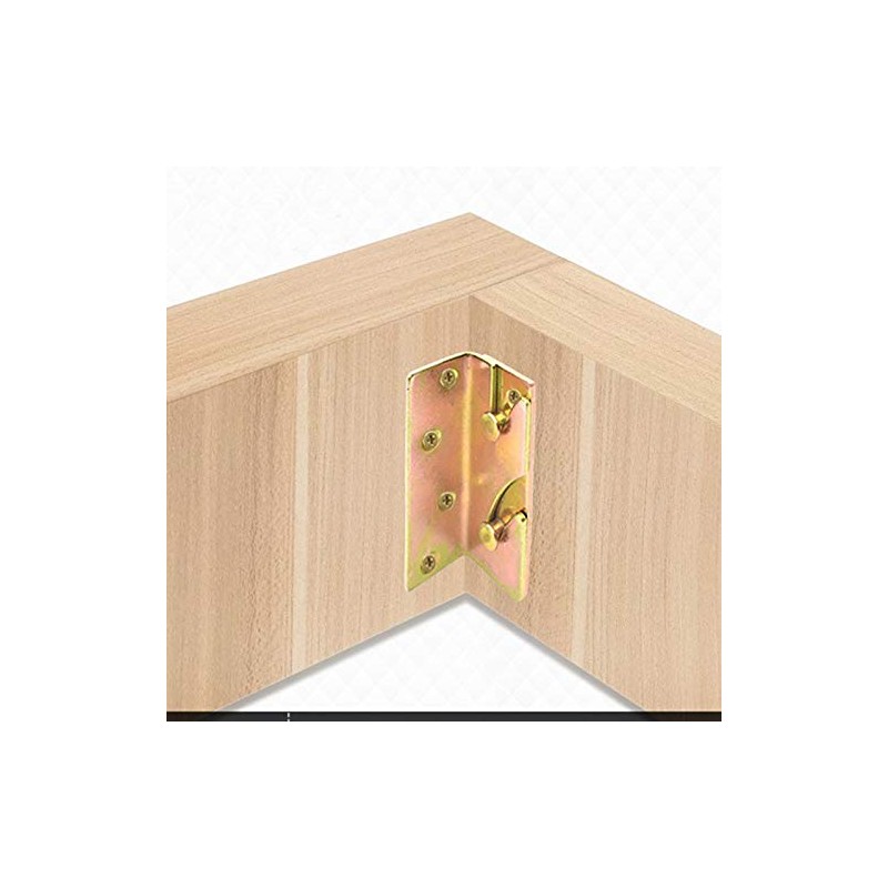 Bed Rail Bracket, Tiberham 4 Sets Non-Mortise Bed Hinge Fixing
