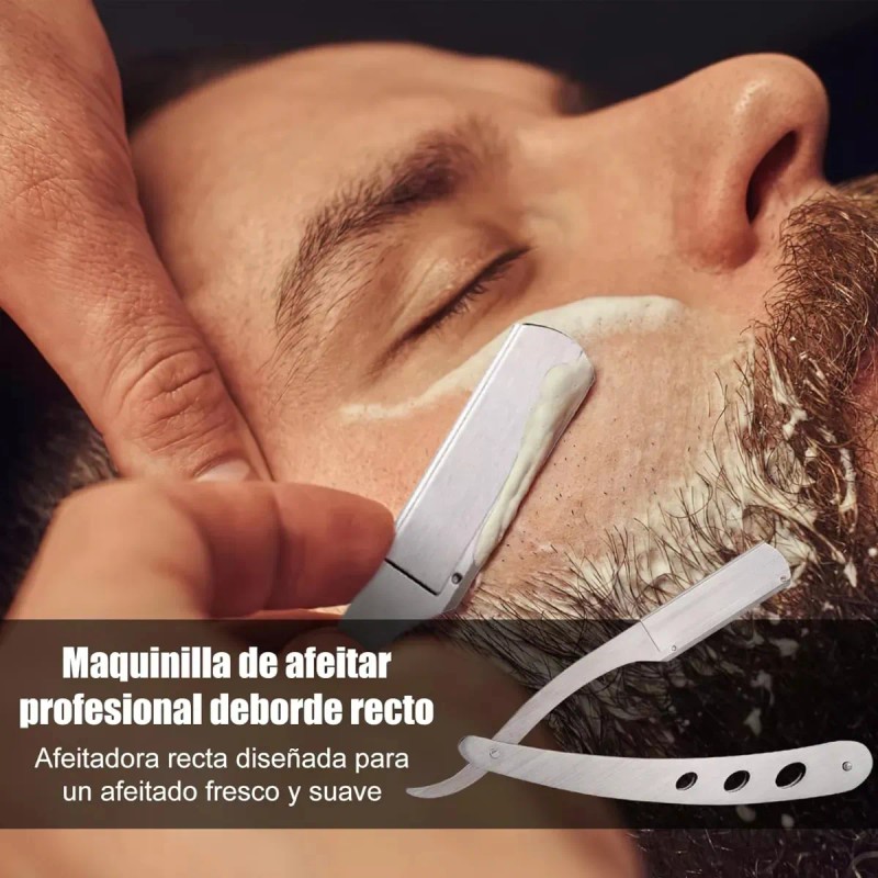 Kit Aseo Y Cuidado Barba Bigote Cuchillas Afeitado Men 8pcs