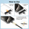 Rockbamb Crossbody Phone Lanyard Strap with 2 Pack Patchs, Adjustable
