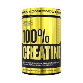Limit-X Nutrition 100% Creatine - Suplemento en polvo de Proteina y Creatina Pura Sin Sabor Monohidratada | 300 g | 60 porciones | Sin Azucar | Sin Sabor