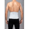 LOREY-LU10077 Breathable Back Support Elastic Mesh Size L Colour Silver