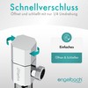 Engelbach® Universal Angle Valve 1/2 Inch Self-Sealing (Set of 2)