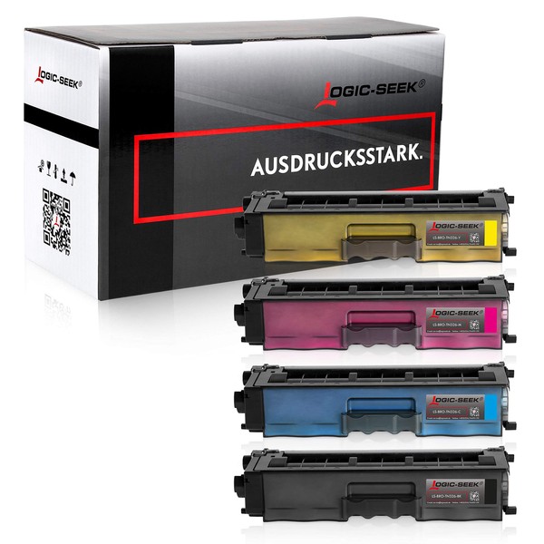 Logic-Seek 4 Toner Cartridges Compatible with Brother HL-L8250cdn, HL-L8350cdw, MFC-L8650cdw
