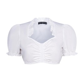 SCARLET DARKNESS Dirndl 3-Piece Satin Dress, Ruffle Blouse, Lace Apron, Midi Dirndl Oktoberfest, Black and champagne gold lace