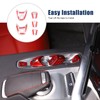 TOYCIDFG Gear Shift Panel Button Cover Compatible with Corvette C8