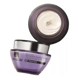 Avon Anew Platinum Crema Facial Día con FPS 25 – Definición y Elasticidad, 50 g | Rejuvenece y reafirma la piel madura.