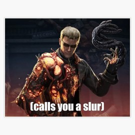 Albert Wesker Dbd Bumper Sticker Vinyl Decal 5"