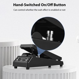 HXYIG Guitar Pedal Classic Wah Sound Guitar Effect Pedal WAH-WAH Stereo Sound Pedal 6.35mm Input/Output DC 9V Power Supply