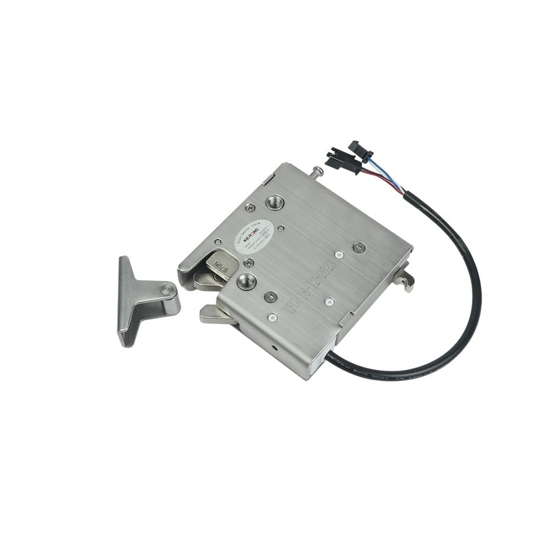 Electronic Rotary Push-to-Close Latch, Auto Lock, with Latch Status Microswitch,