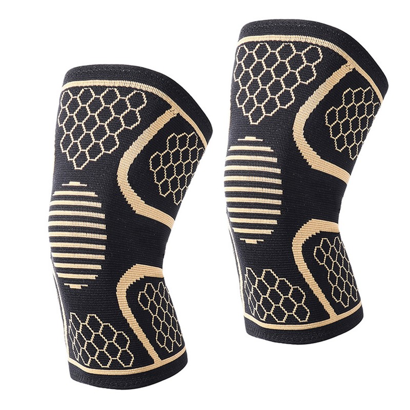 2 Pcs Knee Pads Anti Alip Breathable Shock Absorption Protective