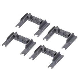 MECCANIXITY 4set W10250160 Dishwasher Rack Adjuster Arm Clip-lock Replacement Part Stable Durable Exact Fit for PS11751100 WPW10250160