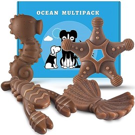 Juguetes masticables para masticadores agresivos, juguetes indestructibles para perros grandes, juguetes duraderos para perros grandes para razas medi