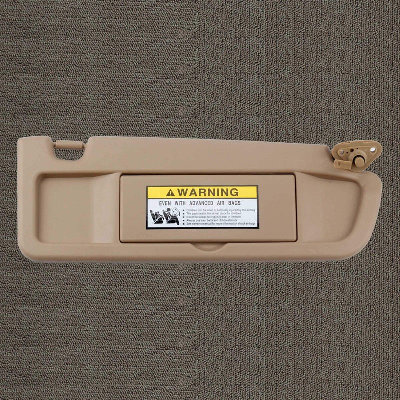 Dasbecan Beige Right Passenger Side Sun Visor Compatible with Honda
