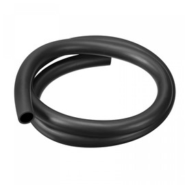 sourcing map 1/2" x 5/8" 3.3ft Black Rubber Lubricant Tubing Oil Resistant Plastic Tubing for Oil Hose, Water Tube Pipe
