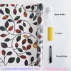 DKTIE Retro Stain Glass Window Film for Glass Bas-Relief Texture