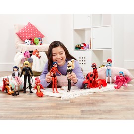 Miraculous Ladybug and Cat Noir Toys Rena Rouge Fashion Doll | Articulated 26cm Rena Rouge Doll with Accessories Kwami | Alya Superhero Figurine | Bandai Gifts