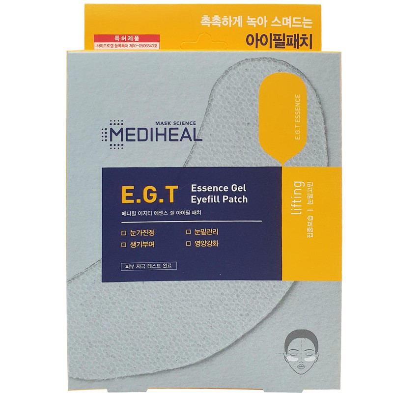Mediheal 메디힐 EGT 에센스겔 아이패치 5매 눈가주름 Medihill EGT Essence