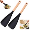 2 Pcs Cooking Spoon for Nonstick Cookwares, Cedar and Ash