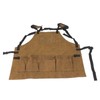 Woodworking Apron Thick Shoulder Pads Adjustable Strap Work Apron with