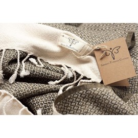 SMYRNA TURKISH COTTON Bath Towels | Bath Towel 37"x71" | Versatile Bath Towels for Bathroom, Hotel, SPA, Gym | Ultra Soft, Absorbent, Prewashed and Quick Dry Turkish Bath Towels, Army Green, 37x71