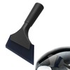 5 in Length Rubber Window Tint Squeegee, Super Flexible Silicone