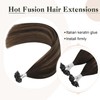 YoungSee U Tip Keratin Bond Hair Extensions Dark Brown U