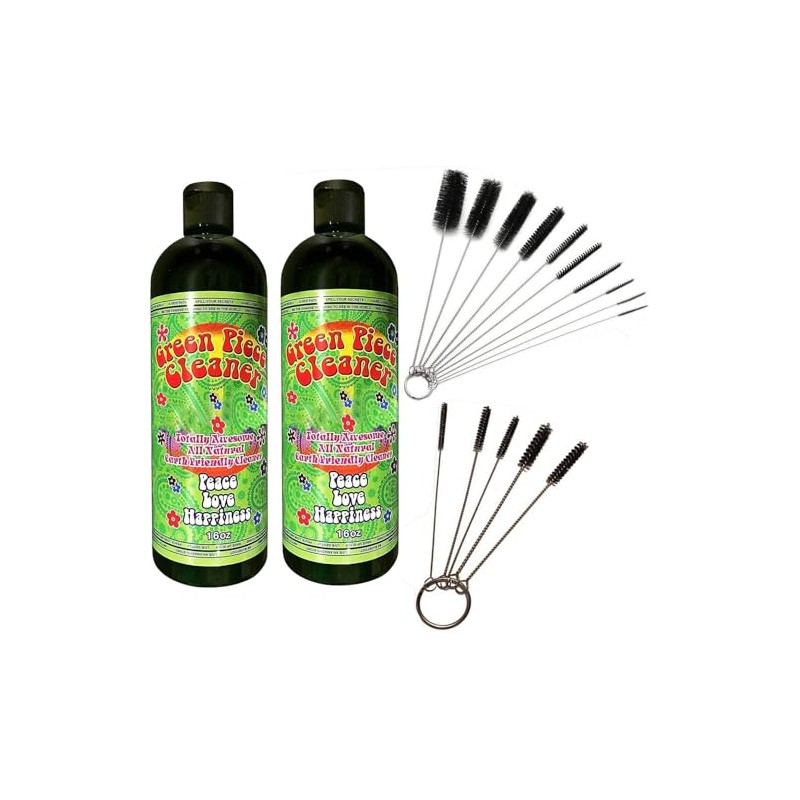Green Piece® 2 bottles of the 16 oz Cleaner with