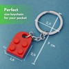 NumeroPhi - Partner Heart Keyring Couple Keychain Two Hearts Ideas