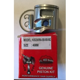 Lil Red Barn Compatible with Husqvarna 555, 560, 562XP Piston Kit 46MM Replaces Part # 5052155502 Two Day Standard Shipping to All 50 States!
