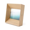 Umbra Lookout Angular Square Picture Frame for Desktop and Wall,