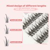 Eyelash Extension, 120pcs Individual Lashes 0.07 D Curl 9/10/11mm Mix