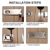 XHYASD 2 Pcs Padlock Hasp and Staple, 5 Inch Stainless