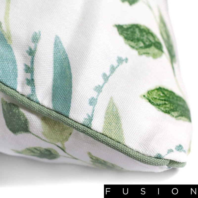 Fusion Fernworthy-100 Cushion Cover, 100% Cotton, Green