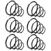 Sanfenly 18-24Pcs 20G 316L Stainless Steel Nose Ring Hoop Cartilage