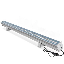 Wrasse Wall Washer Lights Bar Outdoor,3000K Sign Lighting Wall Wash Outside 36W Linear Outdoor Landscape Light 38.9 Inches with US Plug 120V for Advertising Billboards,Building Commercial Lighting