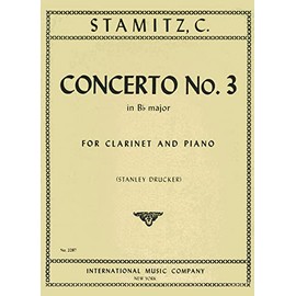 Concerto No. 3 in Bb Major for Clarinet and Piano