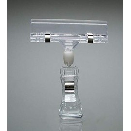 Kang Yuan Pop Clip POP Stand Advertising Price Tag Display Sign Card Store Flima Display Commercial 80x105mm Carennac (Set of 10)