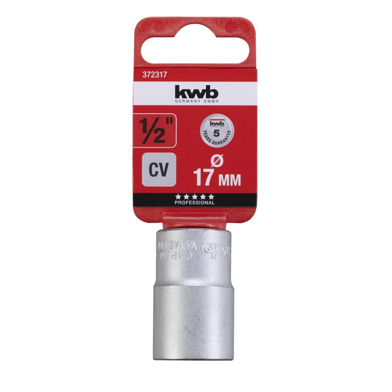 kwb 17 mm Power Socket Spanner Insert Made of CV
