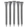 TH Golf Bamboo Golf Tees 70mm | Pack of 50 & 100 | Multiple Colour Options | Premium Eco Friendly Sustainable Durable Bamboo Golf Tees (Pack of 50, Silver)