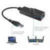 USB3.0 to Gigabit Ethernet Adapter 10/100/1000Mbps Plug and Play USB