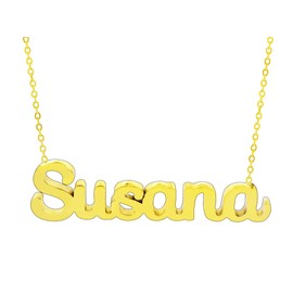 Damen-Halskette mit Namen, Edelstahl, mit Original-Geschenkbox, personalisierter Schmuck für Freunde, Brautpaar Only Faith, standard, Edelstahl, Nicht zutreffend.