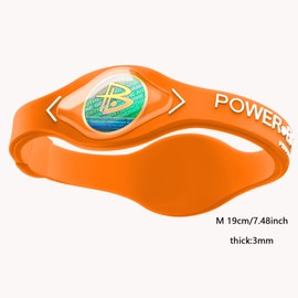 Power Balance The Original Genuine Performance Wristband, Silicone Rubber Wristbands Bracelets Sports Bracelet Wristband for Men Women, Power Bangles, Safe Waterproof Lightweight Durable